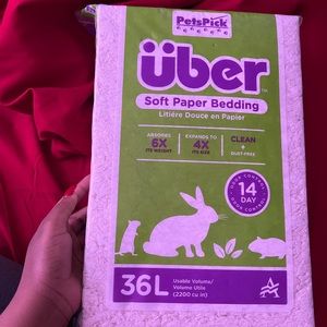 Soft paper bedding